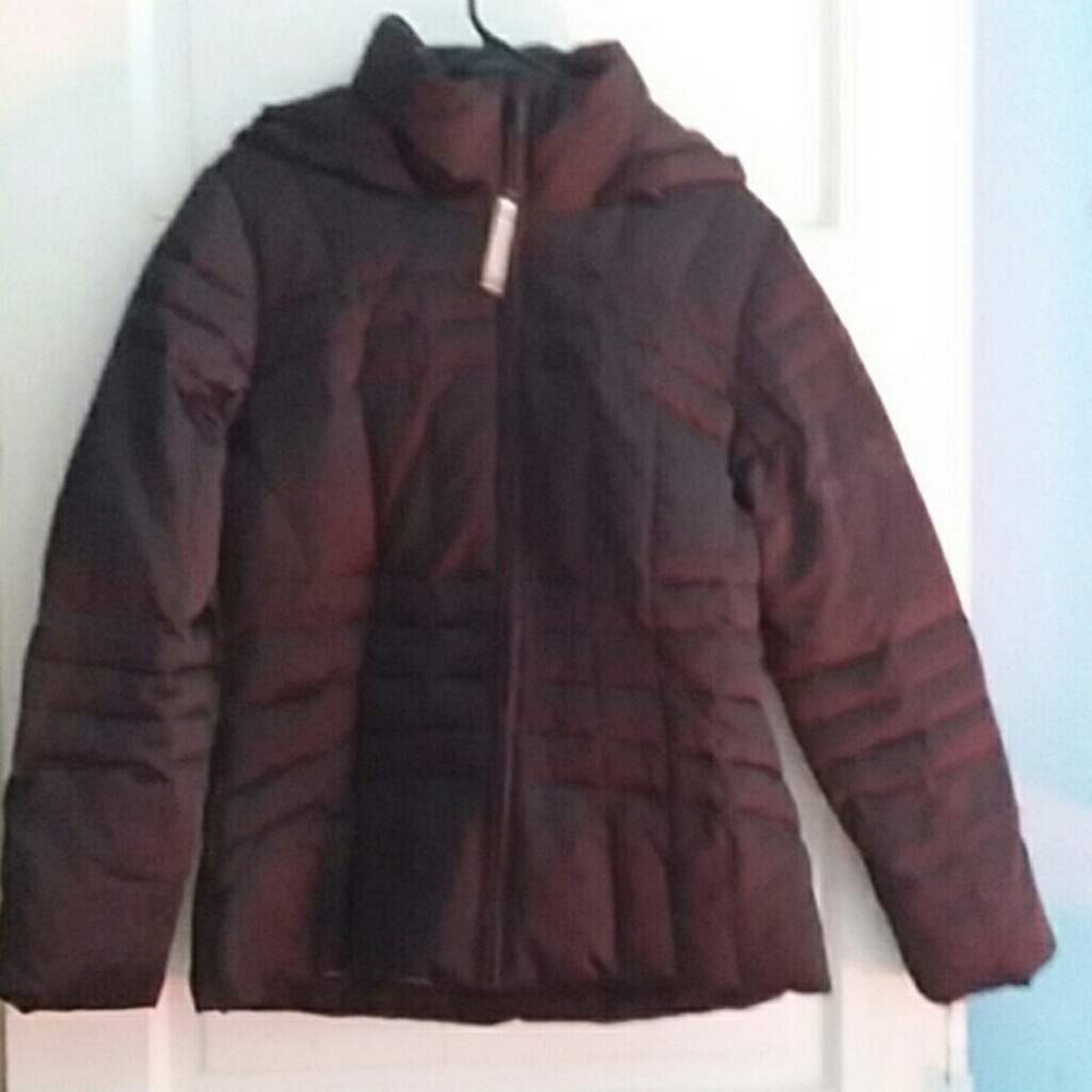 Calvin klein black down filled puffer jacket